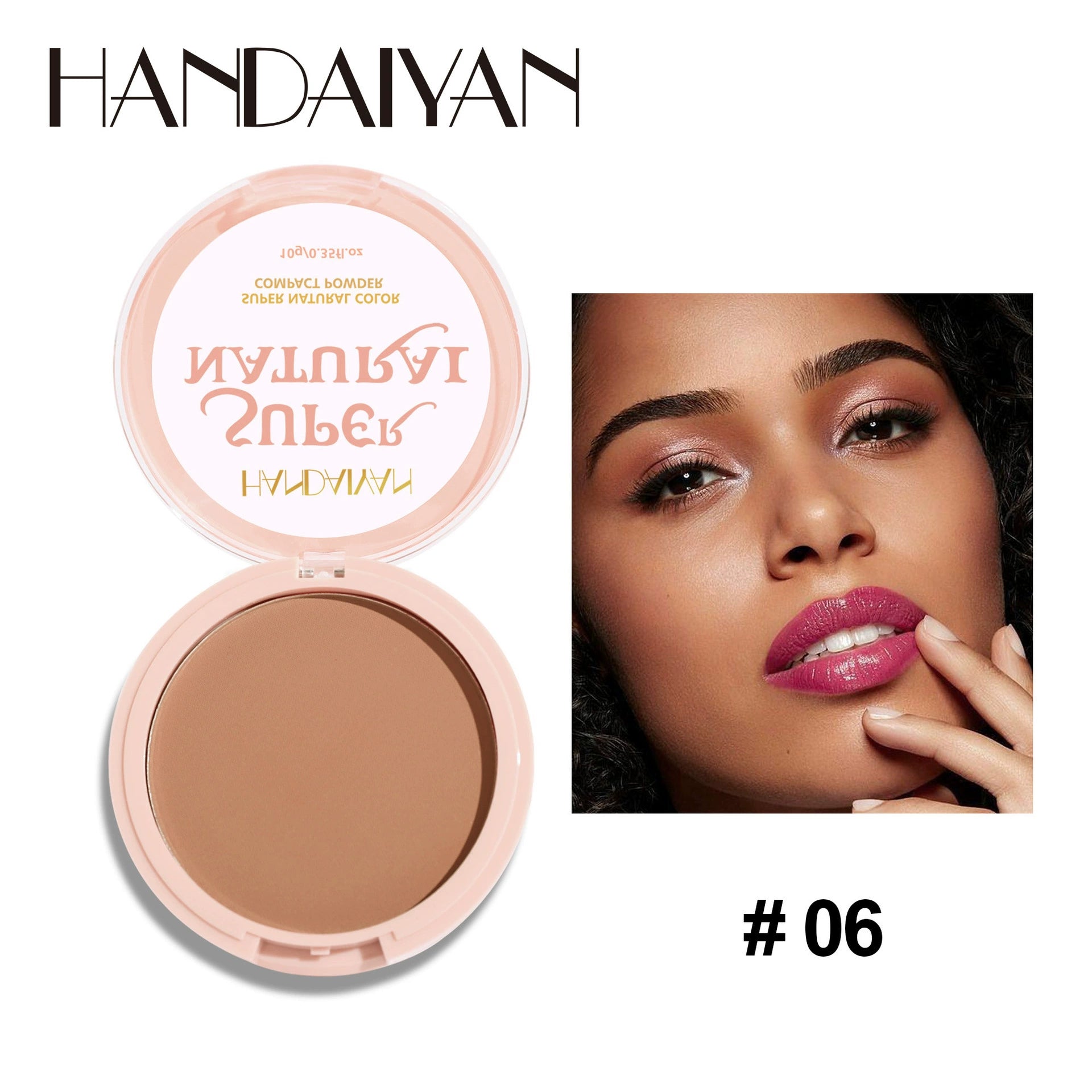 Cross-Border Makeup Setting Powder, Oil-Controlling, Waterproof and Long-Lasting Handaiyan Concealer, Non-Stuck Powder, Non-Removing Makeup Setting Powder