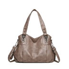 Vintage Women's Handbag Shoulder Crossbody Bag 2025 New Fashion Large Capacity Soft Leather Mother Bag Cross Border