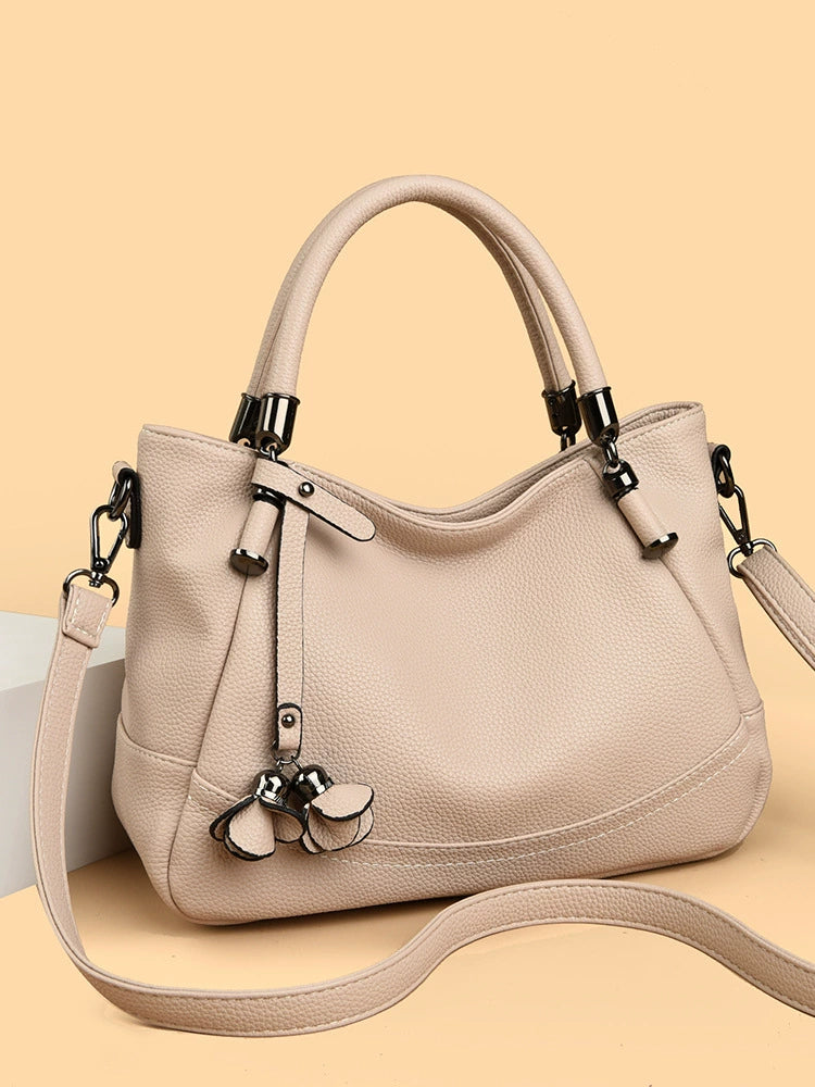 Handbag for Women, Cross-Border, High-End, Versatile, Suitable for Commuting, Shoulder Bag, Crossbody Bag, Soft Leather, Fashionable, Casual, Trendy Women's Handbag