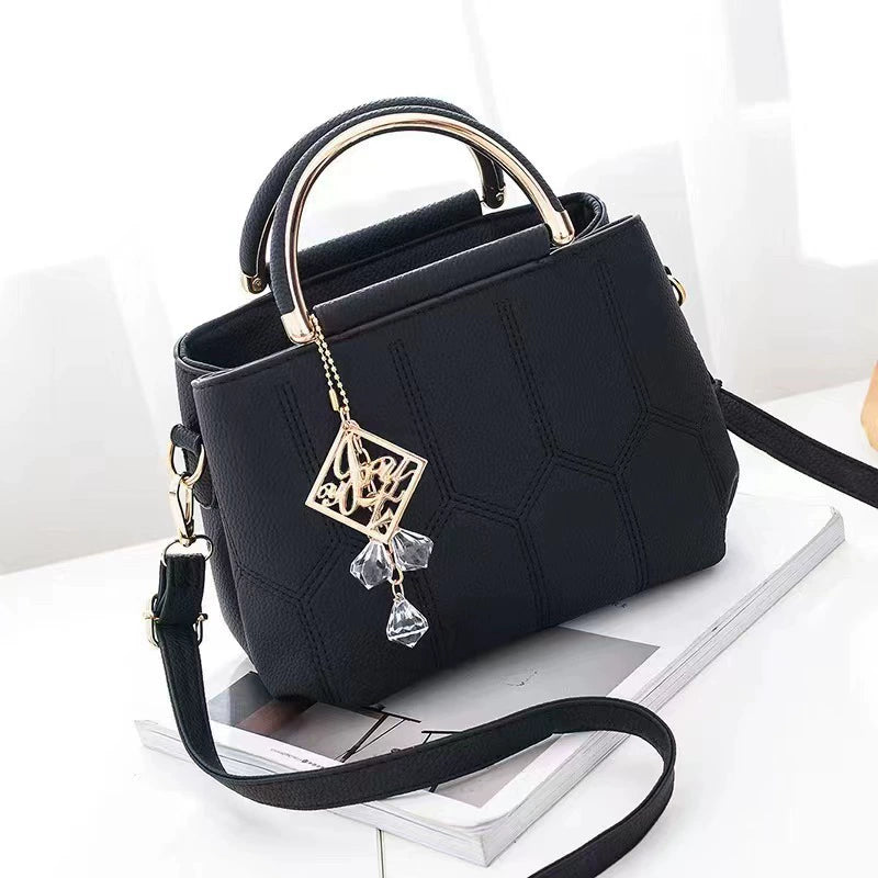 Cross-Border Bag Small Bag New Fashion Simple Handbag Trendyy Embroidery Thread Single Shoulder Crossbody Bag Small Bag
