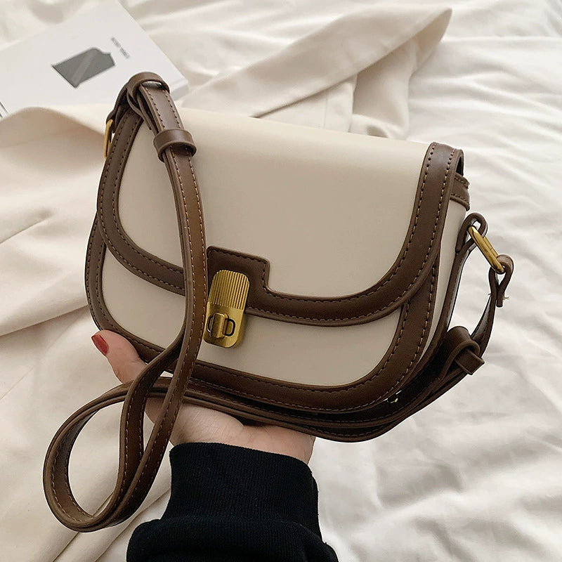 This year's popular bag women's 2024 new high-end feeling in niche autumn and winter fashion all-match messenger bag saddle bag