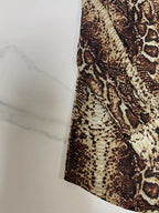 European and American Cross-Border Amazon New Fashion and Elegant Leopard Print Long-Sleeved Cardigan Shirt Top