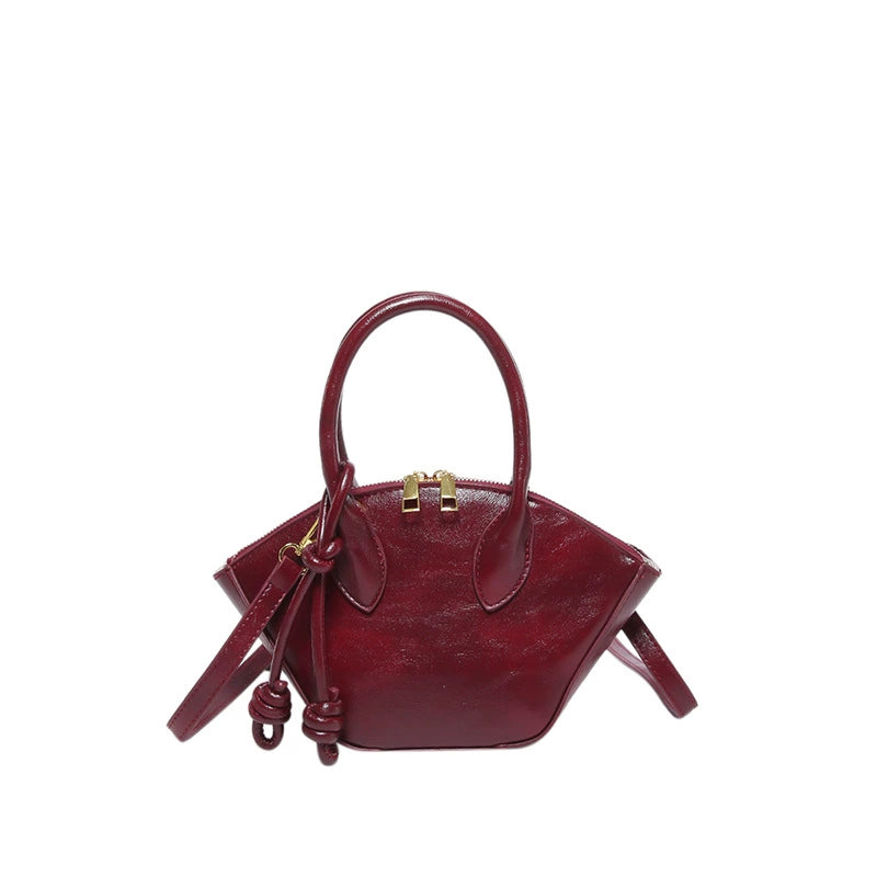 Fashionable Women's 2026 Simple Retro Office Handbag Autumn New Exquisite Handbag Crossbody Basket Bucket Bag