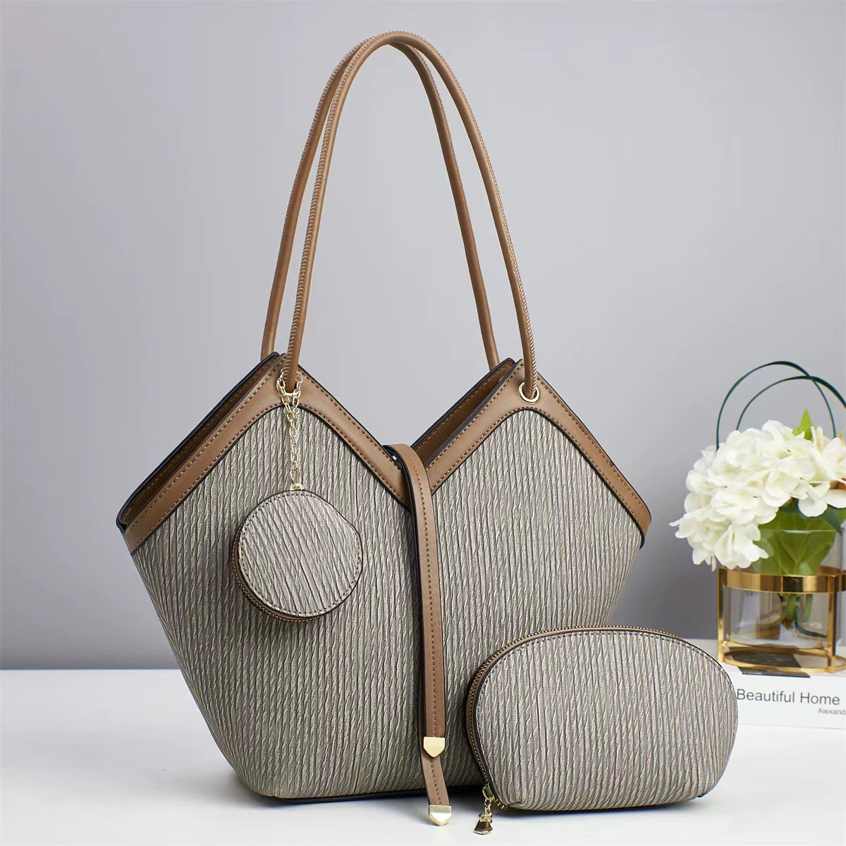 Exquisite Shoulder Bag Crossbody Bag Women's Bag Large Bag Women's All-match Elegant New Korean Style Trendy Women's Handbag