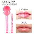 Cross-Border Color-Changing Lip Glazehaidaiyan Makeup Two-In-One Lollipop Moisturizing Lipstick Lip Oil Lip Gloss