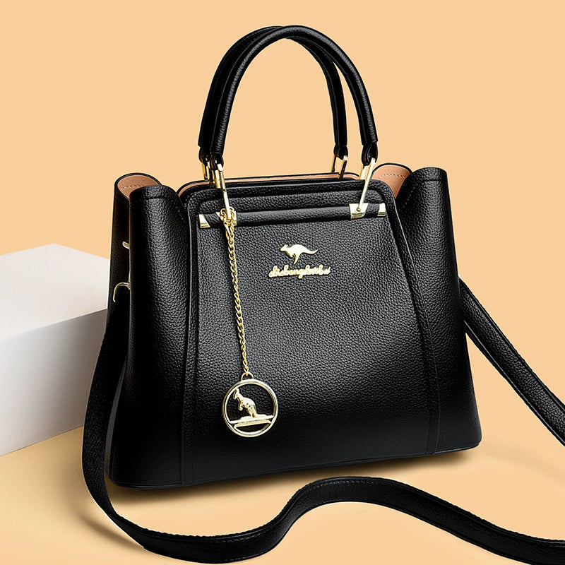 Handbag New Style Women's Bag Crossbody Bag Shoulder Bag Fashionable and Elegant Ladies Tote Bag European and American Style Wholesale