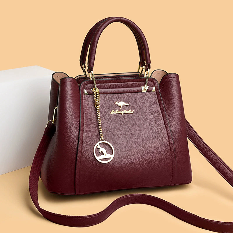 Handbag New Style Women's Bag Crossbody Bag Shoulder Bag Fashionable and Elegant Ladies Tote Bag European and American Style Wholesale