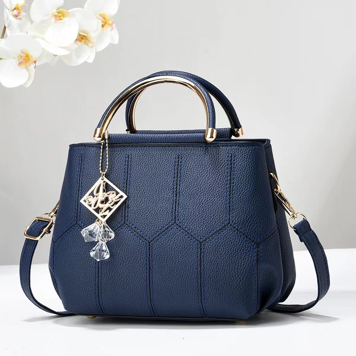 Cross-Border Bag Small Bag New Fashion Simple Handbag Trendyy Embroidery Thread Single Shoulder Crossbody Bag Small Bag