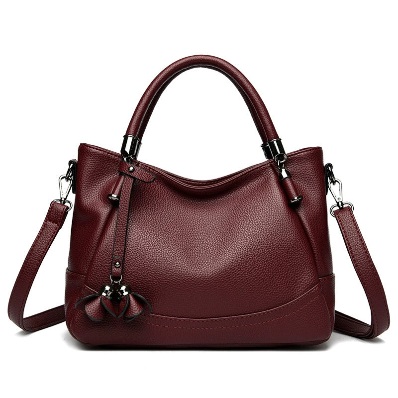 Handbag for Women, Cross-Border, High-End, Versatile, Suitable for Commuting, Shoulder Bag, Crossbody Bag, Soft Leather, Fashionable, Casual, Trendy Women's Handbag