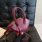 Fashionable Women's 2026 Simple Retro Office Handbag Autumn New Exquisite Handbag Crossbody Basket Bucket Bag