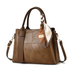 [Shichen Women's Bag] 2025 Autumn and Winter New Women's Fashion Handbag Trendy One-Shoulder Crossbody Middle-Aged Mom Bag