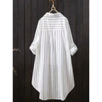 Fashionable Cardigan 2025 Spring and Summer New Loose Air-Conditioned Long-Sleeved Shirt Casual Korean Style Jacket Shirt