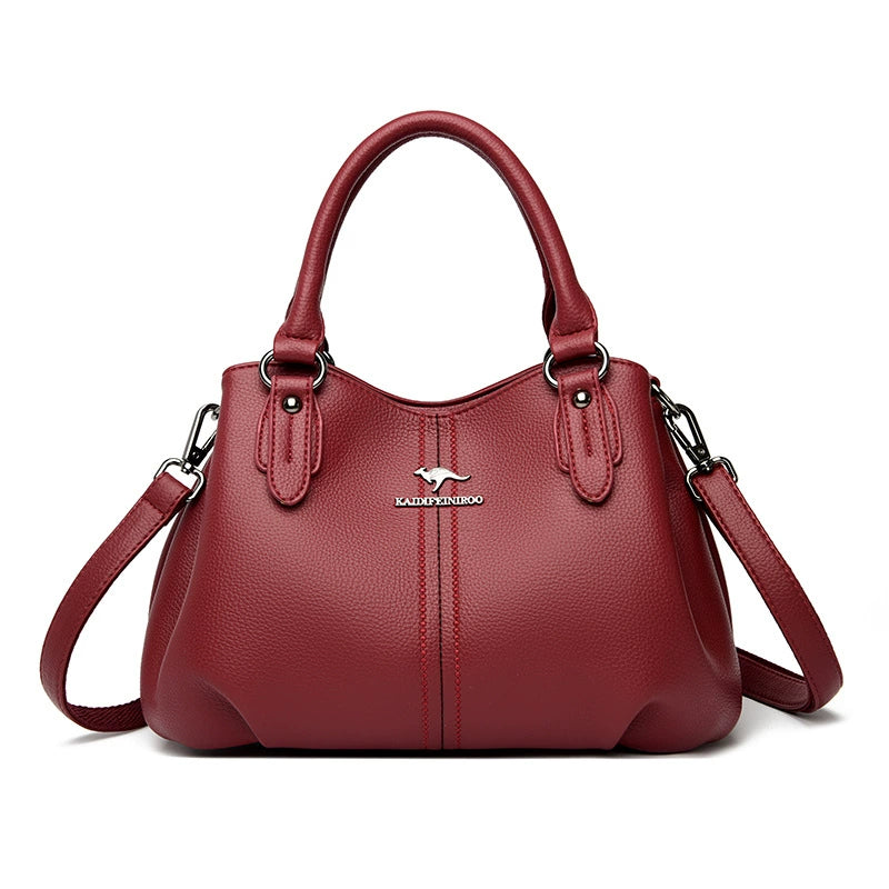 New 2026 Women's Handbags, Crossbody Bags, Shoulder Bags, Multi-Compartment Handbags for Middle-Aged Women, Cross-Border Trade