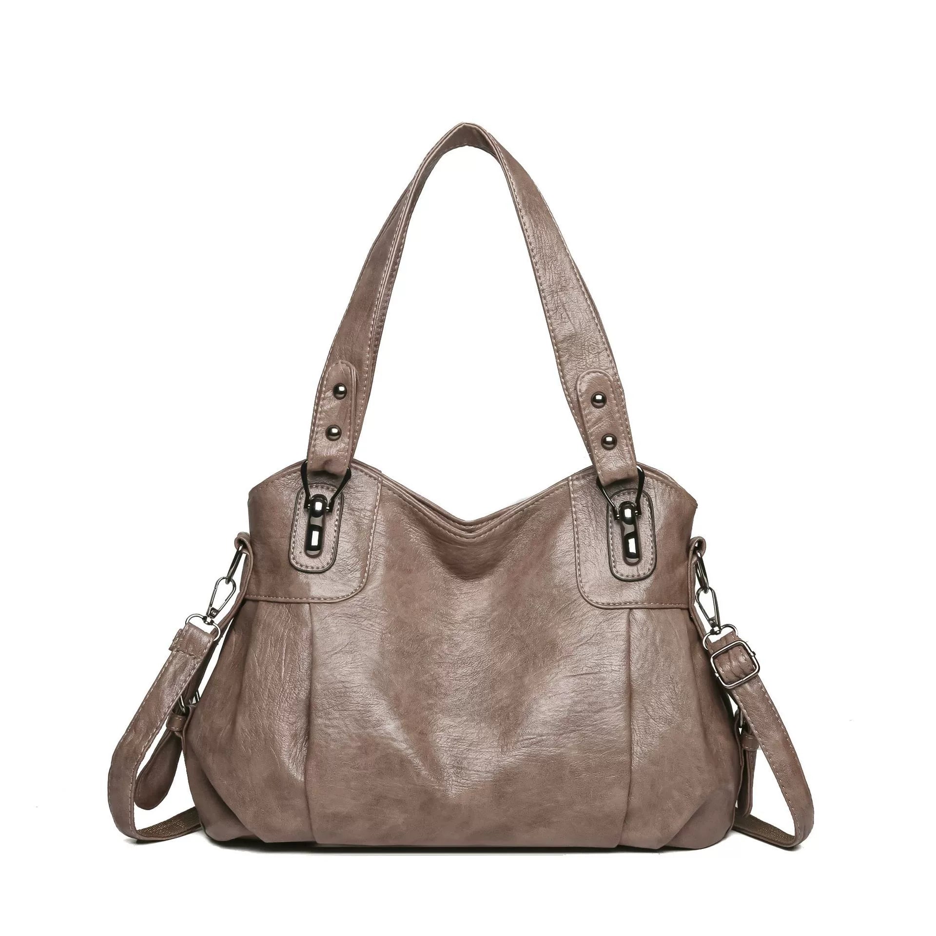Vintage Women's Handbag Shoulder Crossbody Bag 2025 New Fashion Large Capacity Soft Leather Mother Bag Cross Border