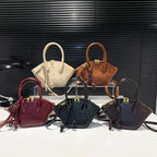 Fashionable Women's 2026 Simple Retro Office Handbag Autumn New Exquisite Handbag Crossbody Basket Bucket Bag