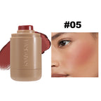 Cross-Border Blush Stick for Natural Contouring 6-Color Matte Handaiyan Portable Lip and Cheek Blush Stick